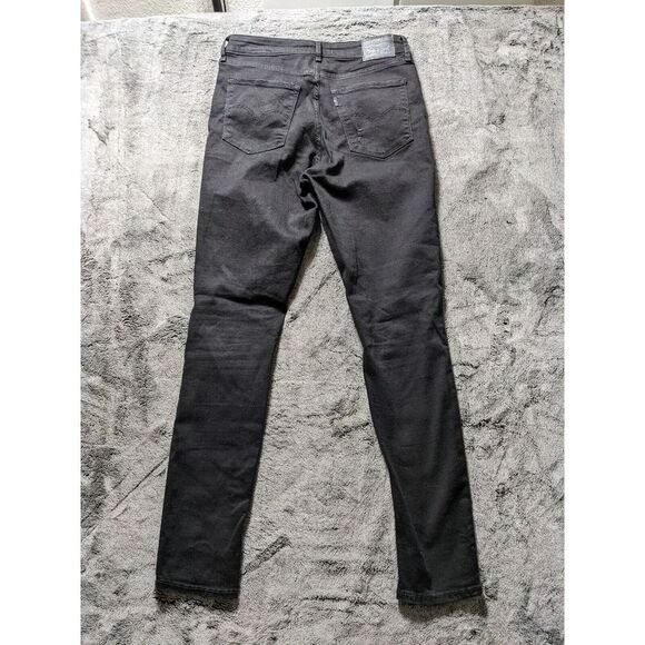 Levi's 721 High Rise Skinny Distressed Women's Jeans Size 31 Black - Picture 11 of 13